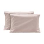 Heinner Set de 2 fete de perna din 100% Bumbac , densitate 144TC. Dimensiune 50x70 cm . Sistem de inchidere tip plic (HR-2PLW50/70CRM) - Technodepo