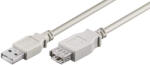 Goobay Cablu prelungitor USB A 2.0 tata USB A 2.0 mama 1.8m gri Goobay (68715) - pretexpert