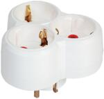 Mutlusan Electric Triplu stecher 3x Schuko 16A 3500W alb/rosu 001 170 033002 00 00 Mutlusan electric (001 170 033002 00 00) - pretexpert
