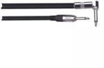 ibiza Cablu chitara Jack 6.35 mm tata la Jack 6.35 mm 90 grade tata 3m ibiza (CG3B)