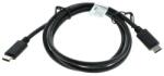  Cablu USB-C 3.1 tata la USB-C 3.1 tata 1m negru 60W 5Gbps 028-126 (028-126)