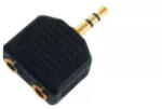  Adaptor stereo Jack 3.5 mm la 2x 3.5 mm mama (ZLA0294)