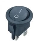 GBC Intrerupator 6A-250V ON-OFF cu retinere 4PINI 20.5mm negru GBC 24.2340. 70 (24.2340.70)