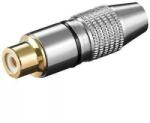 Goobay Mufa RCA mama inel negru metal aurit Goobay (11907) - pretexpert