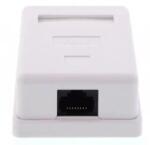 Well Priza simpla UTP cat6 RJ45 neecranat pe tencuiala Well (LANBOX-SM-U6-WL) - pretexpert