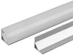 V-TAC Profil aluminu rotunjit pentru banda LED 2m 15.8mm x 15.8mm V-TAC (SKU-3353) - pretexpert