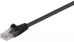 Goobay Cablu pach retea CAT5e UTP 2x RJ45 15m negru CCA neecranat Goobay (68646) - pretexpert