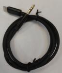  Cablu audio JACK 3.5 mm Stereo tata - Lightning iPhone 1m negru JH-023 (JH-023)