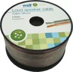 Well Cablu difuzor transparent 2x0.35mm CCA Well LSP-CCA0.35TT-100-WL (LSP-CCA0.35TT-100-WL) - pretexpert