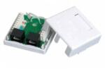  Priza UTP CAT6 dubla pe tencuiala alb (028-108)