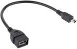  Cablu OTG USB mama - mini USB tata 0.1m Case Marcat Fiscale (KPO2909MD)