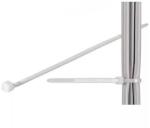 fixPOINT Coliere plastic strangere cabluri 310x4.8mm transparent 100buc fixPoint (17051)