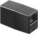 Goobay Adaptor prelungire RJ45 mama-mama negru Goobay (50260) - pretexpert
