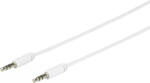 eSTUFF Cablu mini JACK 3.5 mm tata tata 2m alb eSTUFF (ES84400-2M-WHITE) - pretexpert