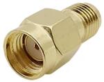  Adaptor antena wifi RF convertor coaxial RP-SMA tata la RP-SMA mama 50ohm de inalta calitate cupru placat cu aur (RPSMAM-RPSMAF)