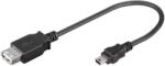 Goobay Cablu adaptor USB A mama la mini USB tata 20cm Goobay (95006) - pretexpert