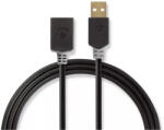Nedis Cablu USB 2.0 A tata - USB A mama 2m Nedis (CCBW60010AT20) - pretexpert