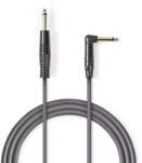Nedis Cablu audio Jack mono 6.35 mm tata - 6.35 mm tata cotit 5m gri NEDIS (COTH23005GY50) - pretexpert
