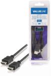 Valueline Cablu HDMI de mare viteza cu functie Ethernet 1m VALUELINE (VLMB34000B10) - pretexpert