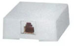  Priza RJ45 8p8c alba CAT5 (TEL0016)