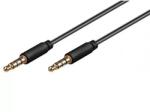 Goobay Cablu audio Jack 3.5 mm 4 pini 1m Goobay (63826) - pretexpert