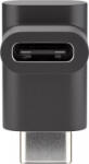 Goobay Adaptor USB TYPE C la USB TYPE C 90 20x10x10mm negru Goobay (55556) - pretexpert
