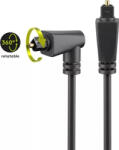 Goobay Cablu Toslink - Toslink mufa la 90 grade 2m ext 4mm Goobay (41595) - pretexpert