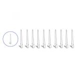 Home by Somogyi Set 10 varfuri de rezerva pentru pistol de lipit PP 75 acoperit cu nichel HOME (PP 75T)