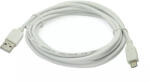 Gembird Cablu 3m micro USB 5pini - USB A 2.0 alb inLine Gembird (USBABMICRO3W) - pretexpert