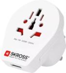 SKROSS Adaptor priza Skross Universal World - UK cu USB 1.500261 (1.500261)