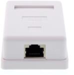 Well Priza simpla FTP cat6 RJ45 ecranat pe tencuiala Well (LANBOX-SM-F6-WL)