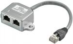 Goobay Distribuitor RJ45 la 2x RJ45 mama Goobay (68908) - pretexpert