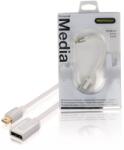 Profigold Adaptor Profesional mini DisplayPort - DisplayPort v1.1 0.2m alb Profigold (PROM221) - pretexpert