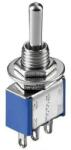 Goobay Comutator ON-OFF-ON 3 pini cu retinere 12.5x6.5x9.5mm 3A 250V MTS-1 Goobay (10022)