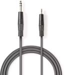 Nedis Cablu Audio Stereo Jack 6.35 mm tata - 3.5 mm tata 3m gri Nedis (COTH23205GY30) - pretexpert