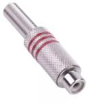  Mufa RCA mama metal nichel inel rosu (GNI0071B)