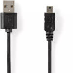 Nedis Cablu USB 2.0 A tata - Mini USB 5-Pin tata 3m negru Nedis (CCGT60300BK30) - pretexpert