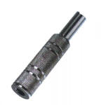  Mufa JACK 3.5 mm mama MONO metal pe fir cu protector cablu (GNI0012M)