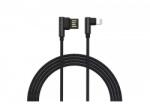 GOLF Cablu Golf Pudding iPhone 48I 1m 2.4A negru (GC-48I-B) - pretexpert