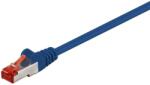 Goobay Cablu SFTP PiMF CAT6 albastru 1.5m patchcord cupru ecranat 2x RJ45 Goobay (95576) - pretexpert