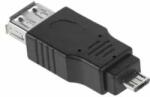 Cabletech Adaptor tata micro 5 pini la USB 2.0 A mama Cabletech (ZLA0869) - pretexpert