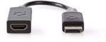 Nedis Cablu adaptor 4K DisplayPort v1.2 tata - HDMI mama 0.2m gri Nedis (CCBW37150AT02) - pretexpert