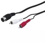 Goobay Cablu DIN 5 pini la 2x RCA 1.5m Goobay (50014) - pretexpert