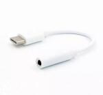 Well Cablu adaptor USB Type C tata - Jack 3.5 mm mama STEREO 11cm Well (ADAPT-USBCM/3.5MMF-0.11WE-WL) - pretexpert