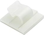 SapiSelco Set suporti cu adeziv cabluri mici 19x10mm alb 100buc GAN. 2MT. 401 SapiSelco Italy (GAN.2MT.401)