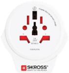 SKROSS Adaptor priza universal Skross 1.500267 World (Europa Australia China Marea Britanie SUA Japonia Italia Brazilia) la UK cu USB (1.500267)