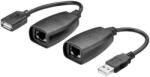  Adaptor prelungitor USB la CAT5 EXTENDER max. 40m USB2-EXT-ETH-40M (93321)