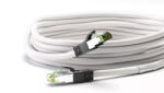 Goobay Cablu patchcord Cat8.1 SFTP 2m alb PiMF 2000MHz RJ45 cupru Goobay (55125) - pretexpert