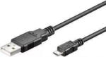 Goobay Cablu USB 2.0 - micro USB 0.3m negru Goobay (95735) - pretexpert