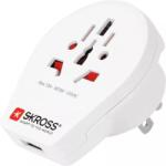SKROSS Adaptor priza Universal World - USA cu USB Skross 1.500262 (1.500262)